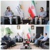 دیدار رئیس ستاد بازسازی عتبات عالیات گیلان با مدیرعامل سازمان منطقه آزاد انزلی